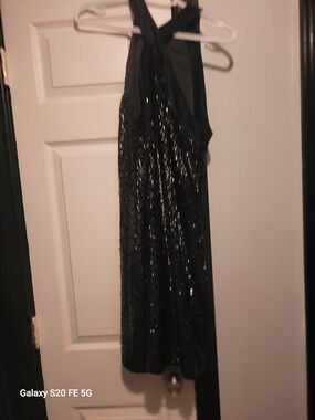 Simkhai Black Sequin Dress